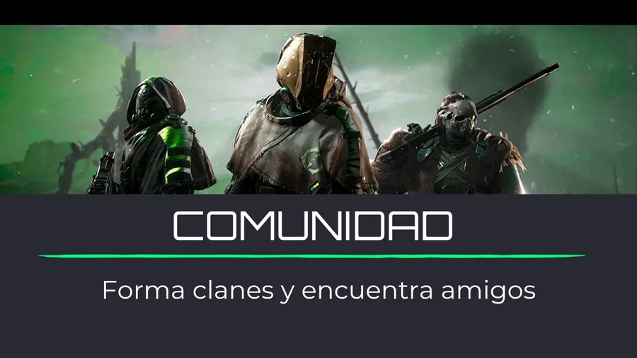Comunidad: Forma clanes y encuentra amigos